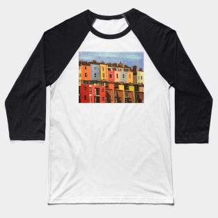 Bristol, Colourful Houses Baseball T-Shirt